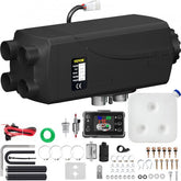 8KW Diesel Air Heater Muffler Diesel Heater 12V 10L Tank Diesel Parking Heater 8000W with Lcd Monitor for Boat Bus RV and Trailer, 8KW 12V 10L